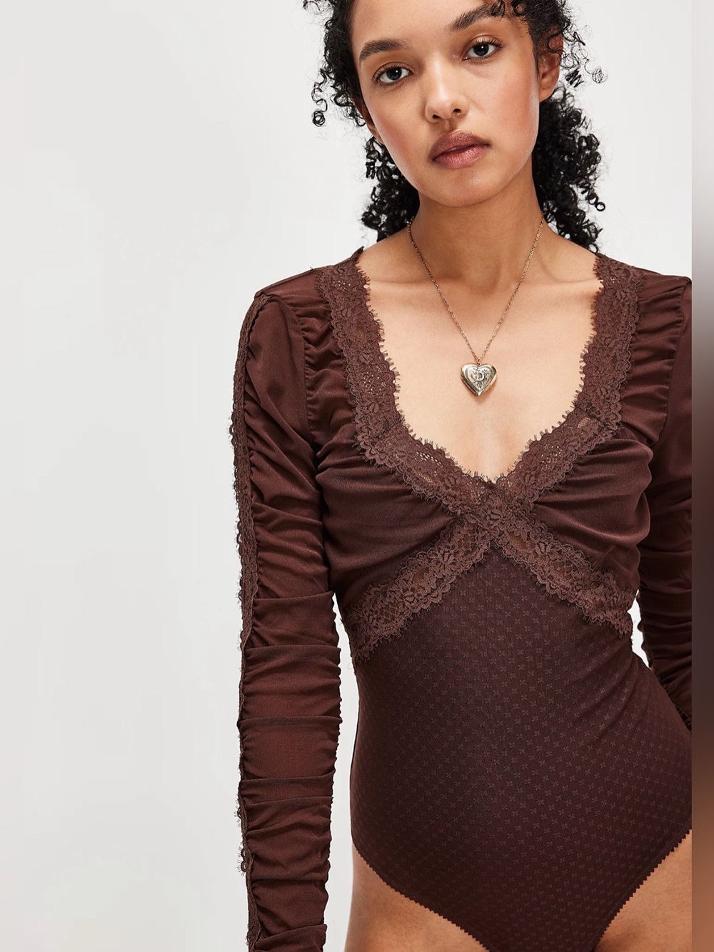 Forever Young Bodysuit (in burgundy)